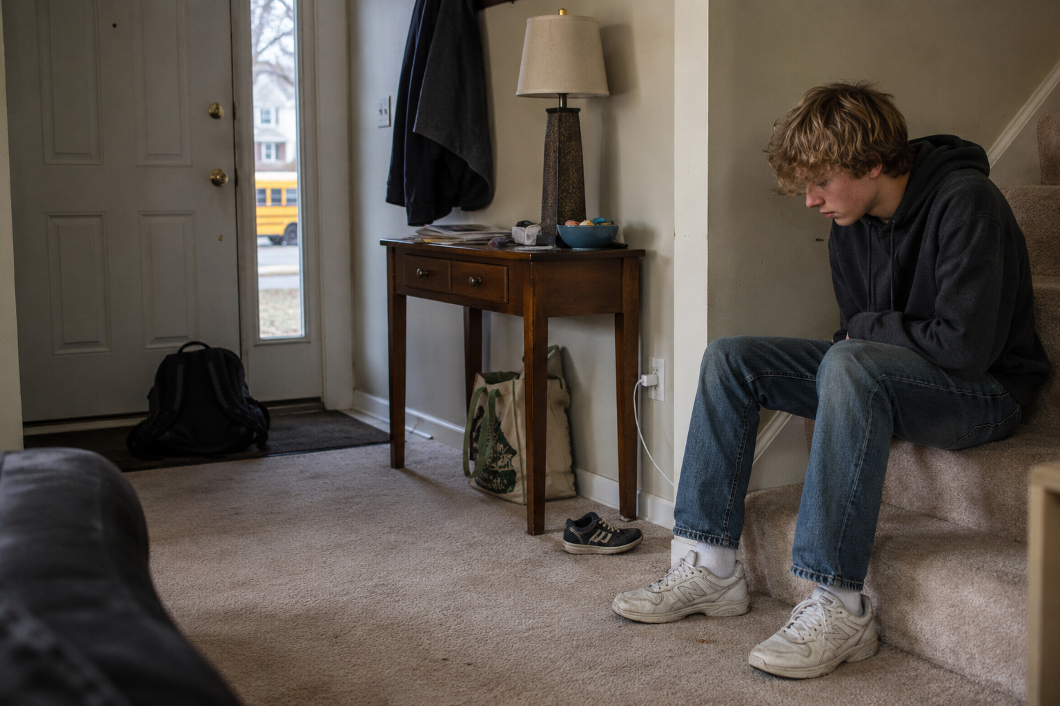 Teen struggling with going to school