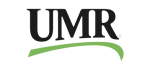 A logo showing the letters “UMR” in bold gray/black with a curved green swoosh beneath and faint horizontal gray bars in the background.